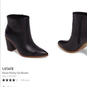 Nordstrom 1. State Paven Leather Ankle Boot